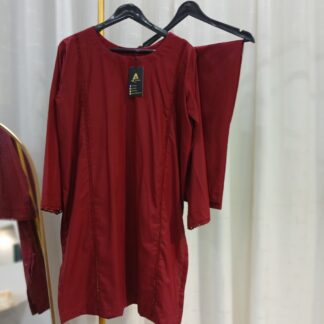 Maroon two piece