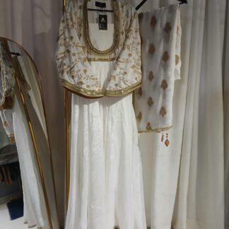 White Nikkah Frock